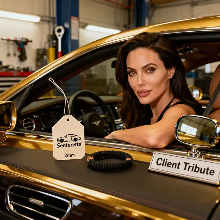 Workshop service with check-up and custom car air freshener – technical and sensory experience for the client﻿﻿